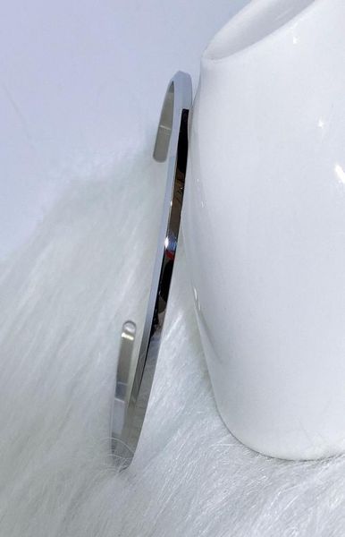 

cuff titanium steel bracelet female cshaped stainless openwatch accessory7432169, White