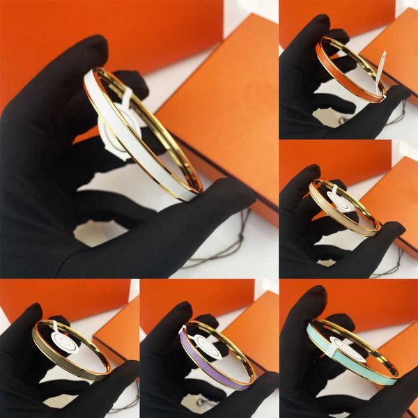 

luxury designer bracelet her max h letter copper man woman enamel bracelet luxury jewelry gold platefill cuff designers toggleclasps stainle, Black