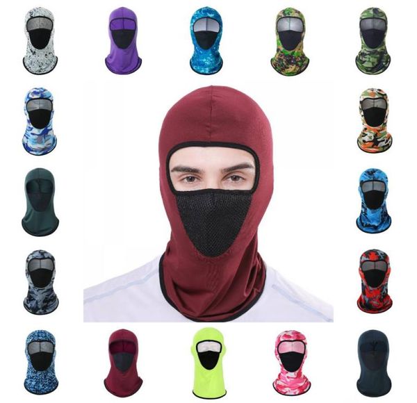 

dhl windproof bandana hat hooded neck winter sports breathable face mask halloween men bike motorcycle helmet beanies cap8007295, Blue;black