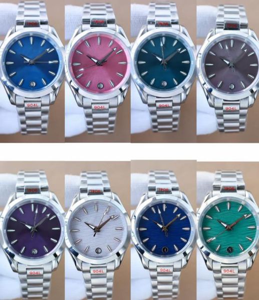 

women's designer watch automatic mechanical movement watch 34mm all stainless steel waterproof watch sapphire designer swimming watch, Slivery;brown