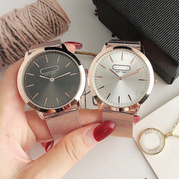

women's watch watches fashion luxury quartz-battery stainless steel 40mm watch, Slivery;brown