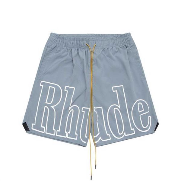 

designer shorts rhude summer fashion beach pants men street wear red blue black purple mens short us siize s-xl vrrj, White;black