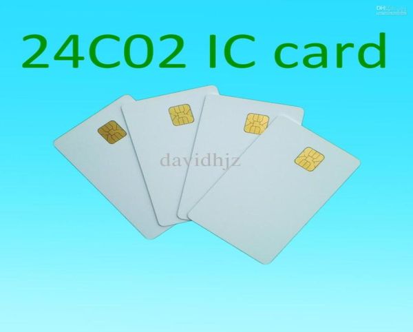 

atmel 24c02 blank contact ic card smart pvc card0123451059861