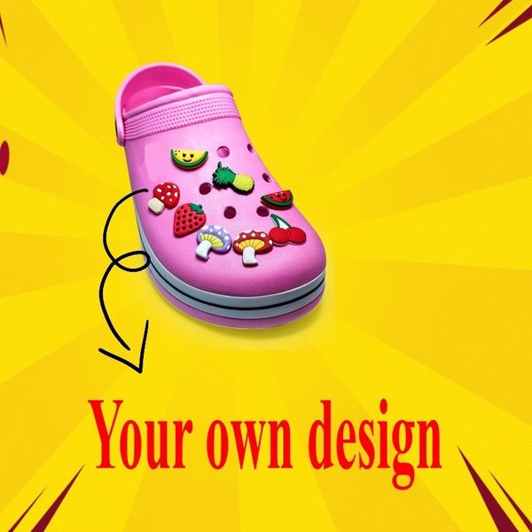 

shoe parts accessories custom pvc charms key chain customization personal business special design badge decoration diy promotional gift 2307, White;pink