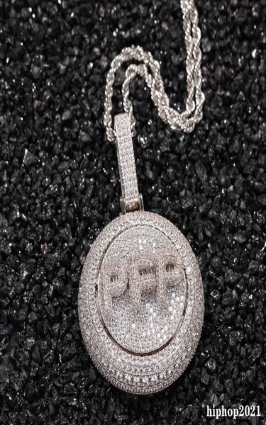 

az custom name letters gold silver mens fashion hip hop jewelry iced out rotating letter pendant necklace2709851