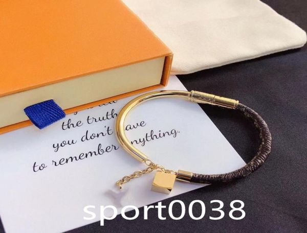 

luxury designer jewelry womens bracelets stainless steel man bangle chains fashion love bracelet heart lock for woman9338972, Golden;silver
