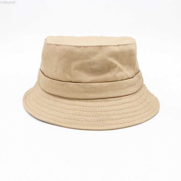 

designer luxury bucket hats summer bob cap solid color hat metal letter, Blue;gray