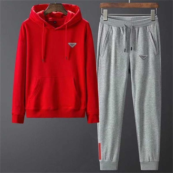 

mens set tracksuits designer mens ladies tracksuit suit hoodie or pants sweatshirts suits zippers letters printed autumn winter men sportswe, Gray