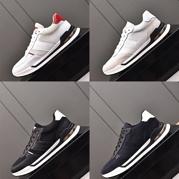 

casual multi-functional comfortable breathable lightweight sneakers lace-up shockproof and wear-resistant ultra-light sneakers are available, Black