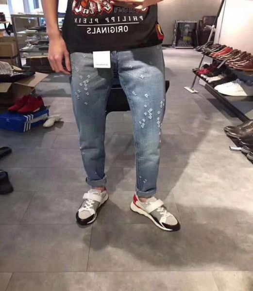 

latest listin men jeans classic style fashion straight fit arrival biker blue pants distressed water diamond zebra stripes ssi2037751