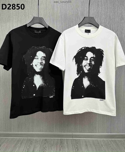 

23ss brand men tshirt cotton icon gg designer shirt mens polo shirt luxury print shorts oneck short sleeve mens shirts streetwear dsquare d, White;black