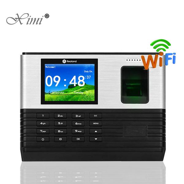 

recognition system wifi rfid 2 8inch biometric fingerprint time attendance tcp ip usb office check in realand clock software 230712