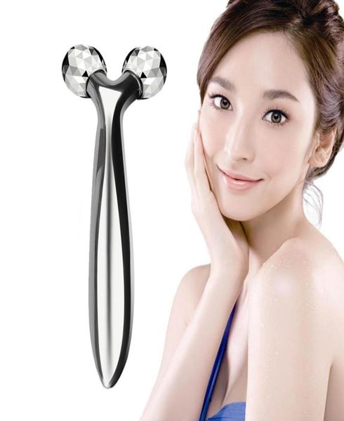 

3d roller massager 360 rotate thin face full body shape massager wrinkle remover y shape massager facial massage tool5865883