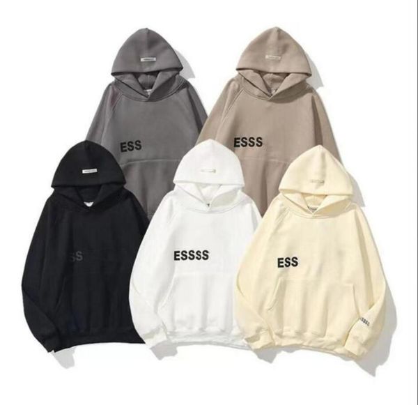 

winter s designer mens hoodies fears loose of pullover god hoody sweatshirts long sleeve hooded jumper womens clothing s8105580, Black
