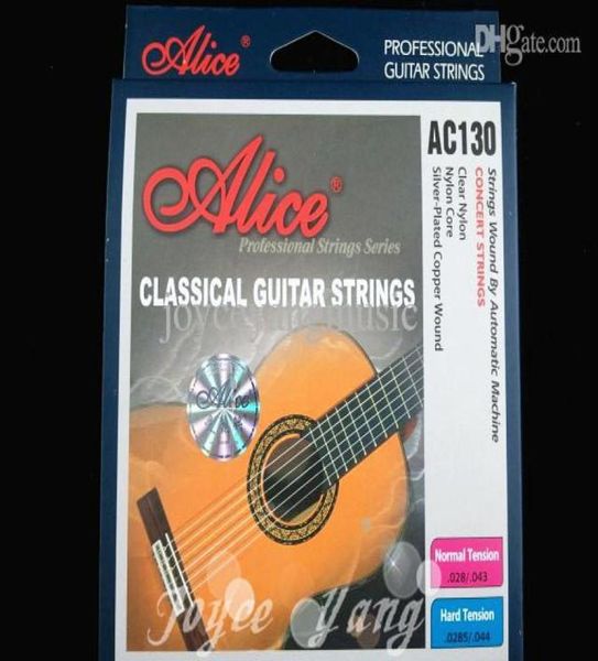 

alice ac130 hard tension nylon classical guitar strings excellent clear nylon strings wholes 3273220