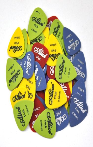 

100pcs heavy 096mm alice matte nylon guitar picks plectrums for electric guitar f1241889