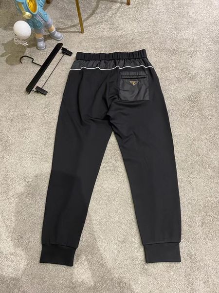 

2023 mens designer new luxury track jogging pants - us size pants - new mens yoga joggers track sweat pants, Black