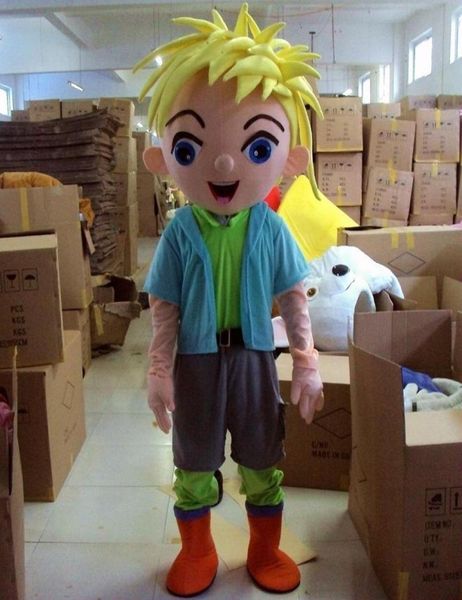 

2018 boy mascot costume cartoon character size7827302, Red;yellow