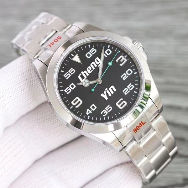 

jvs factory 40mm mens watch luxury 2824 3230 automatic mechanical watch stainless steel case strap sapphire glass wristwatch, Slivery;brown