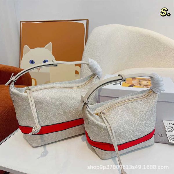 

trend designer bag bags beach spain girl cubi 2023 embroidered underarm shoulder fashion classical versatile loewz high grade leather women