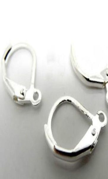 

sell 16x11mm 300pcslot silver plated ear wire hooks nickel jewelry findings components diy1742701