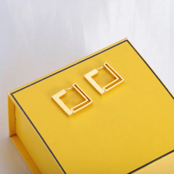 

fashion stud earings designer for women hoop earring luxurys jewelry designers earrings stud letters f earring men boucles earing 237136d, Golden;silver