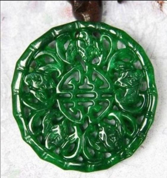 

burma jadeite with hollow out green jade brandsend jade necklace6526091, Silver