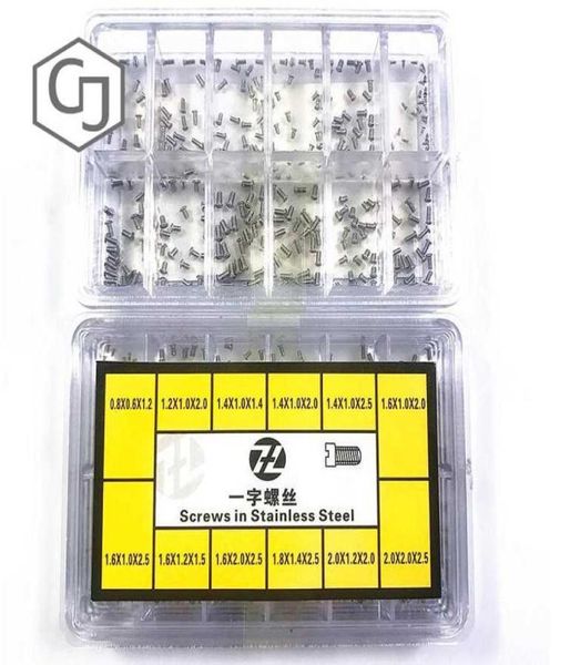 

stainless steel flat cap watch screws assort size watch screws for repairing replacement screws4051531