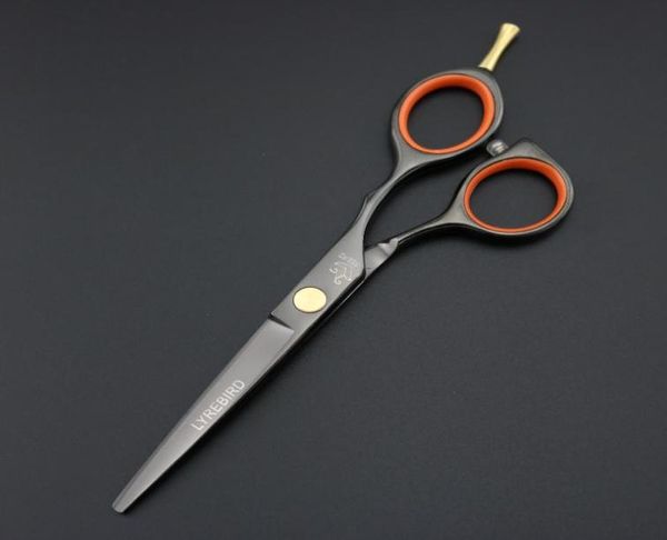 

hair cut scissors 55 inch black scissors lyrebird tesoura de cabeleireiro profissional hair shear simple packing new7141660
