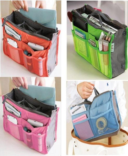 

makeup bag purse cosmetic mp3mp4 phone storage organizer sundry bags cosmetics bags multi two zipper bag factory 2888360