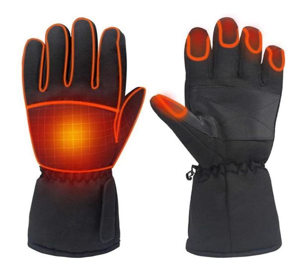 

ski gloves winter outdoor work usb hand glove warmer electric heated rechargeable battery cycling motorcycle5492933