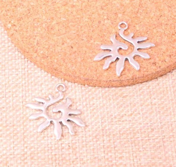 

48pcs charms sun 2720mm antique making pendant fitvintage tibetan silverdiy handmade jewelry1640431, Bronze;silver