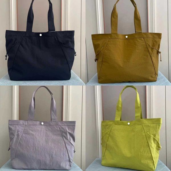 

ll-139 brand womens tote gym yoga handbags messenger bags outdoors travel girls duffel bag casual exercise stuff sacks large capacity