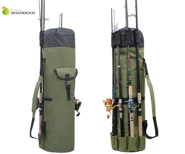 

whole fishing accessories new arrivel portable multifunction nylon fishing rod bag case fishing tackle tools storage bag1361766