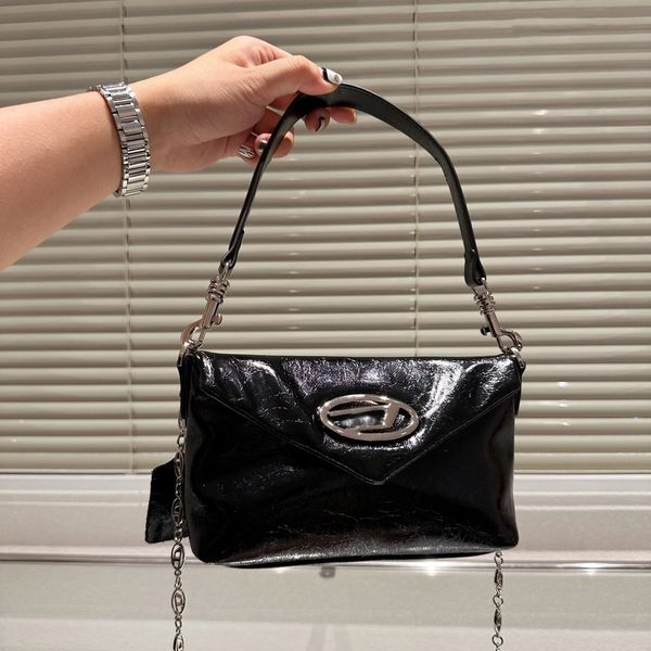 

designer bag diesels shoulder bag trash bag italy pleated metal handle fashion clutch jingle bag women luxury handbag nappa casual clutch co