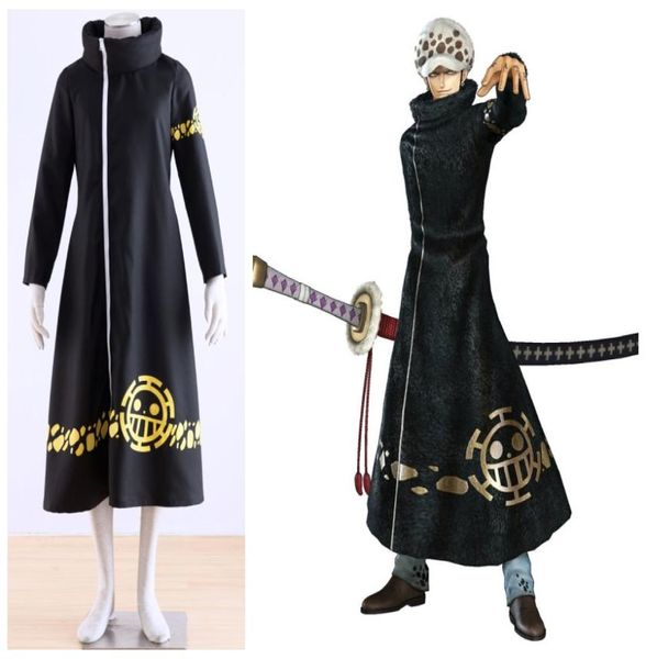 

one piece trafalgar law cosplay cosumes01234567891632641, Black