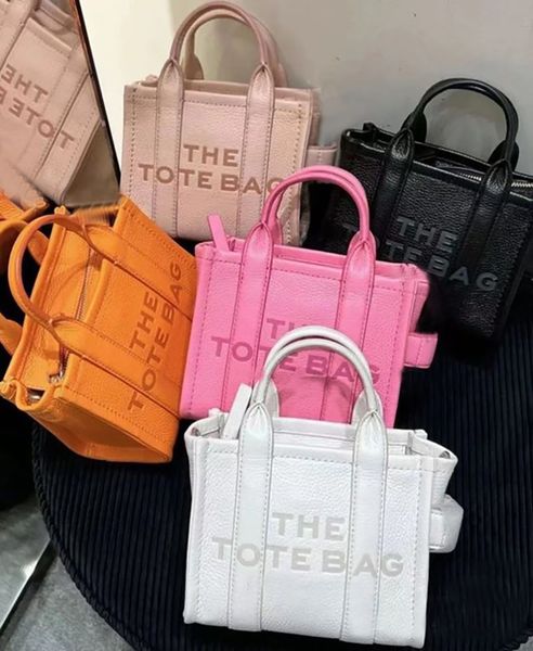 

23 the tote bag marc designer womens leather handbag branding tote bags shoulder crossbody colorblock bags large capacity casual canvas purs