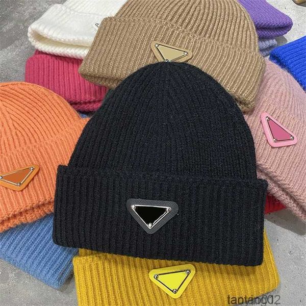 

ball caps fashion designer mens beanie hat winter solid color letter outdoor woman beanies bonnet man head warm cashmere knitted skull cappv, Blue;gray