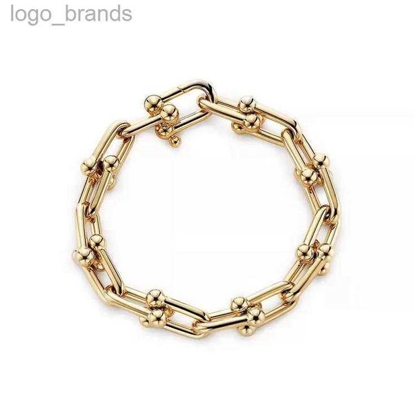 

luxury designers bracelet jewelry women men temperament bracelets titanium steel hip hop street neutral fashion charm simplicity couples, Golden;silver