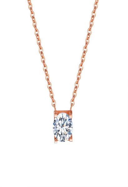 

2020 z1352 new stainless steel women039s necklace with diamond necklace women039s short collarbone chain necklace gift9653117, Silver