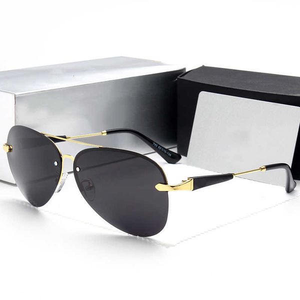 

designer mercedes-benz sunglasses fashion luxury brand for men and women polarized sunglasses rimless driving anti ultraviolet strong toad g, White;black