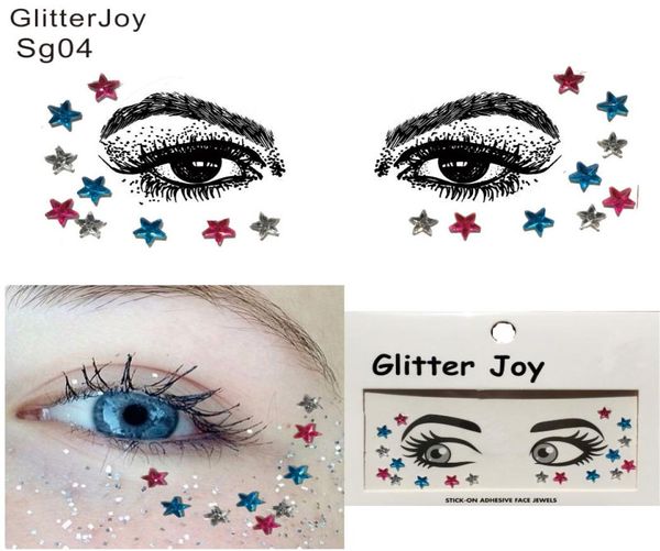 

sg04 simple star shape rhinestone around eye and face gem jewel trendy party body paint decoration1971550