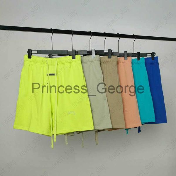 

mens shorts summer mens shorts designer classic letter drawstring embroidery letter short beach pants fluorescence streetwear loose pinkycol, White;black