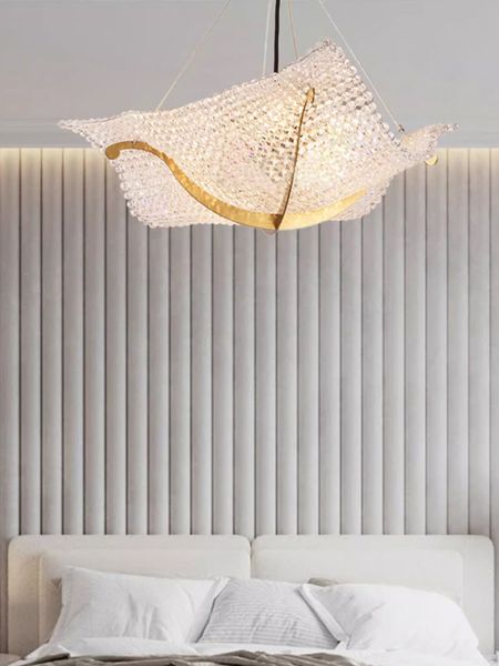 

italian crystal blanket pendant lamps american square modern chandelier pendant lights fixture european art deco dining living room bedroom