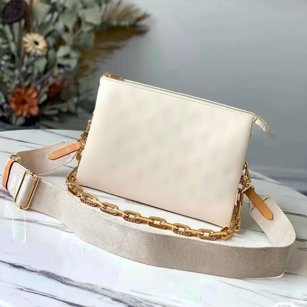 

mens coussin m57790 vintage wallets pink chain bag luxurys cross body totes sling clutch bags handbag pochette designer womens genuine leath