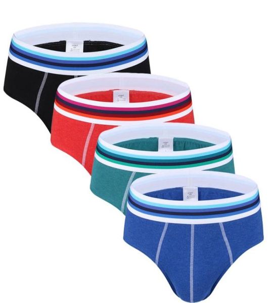 

underpants 4pcslot brief panties mens breathable briefs cotton bikini underwear pant for men xxxl60819144690340, Black;white