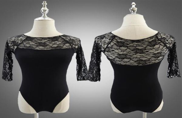 

lace ballet leotards pinched front dance wear gymnastics56816859175641, Black;red