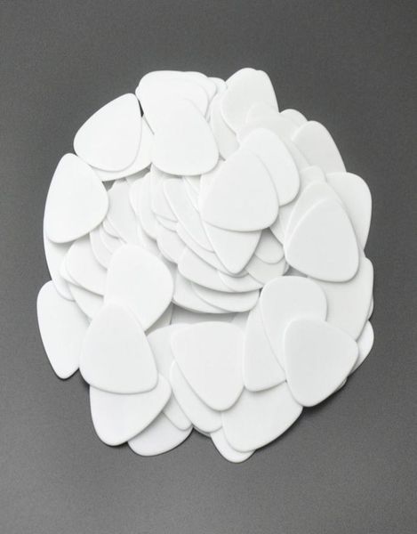 

100pcs heavy 1mm 351 delrin guitar picks plectrums white017657524