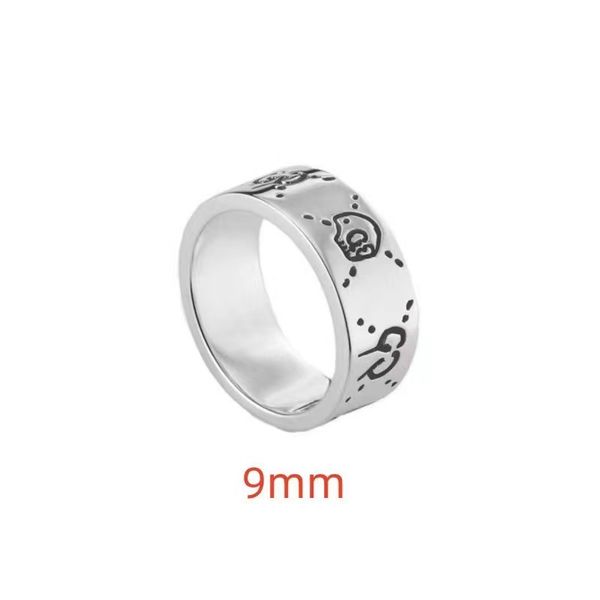 

fashion luxury ring for men women ghost designer rings jewelry sliver color, Silver
