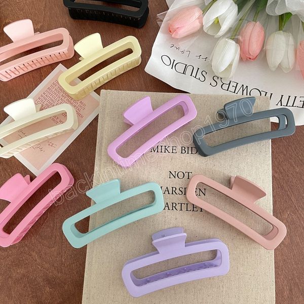 

13cm large size hairpin crab vintage hair claws trendy clamps hair accessories for women girls headwear, Slivery;white